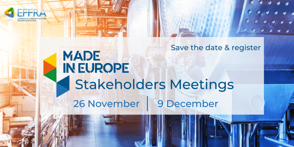 Made in Europe meetings 2021